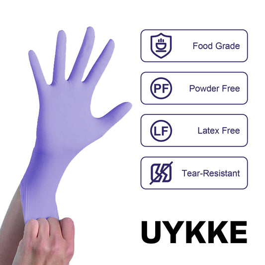 UYKKE 4 Mil Purple Nitrile Gloves — 2000 Count