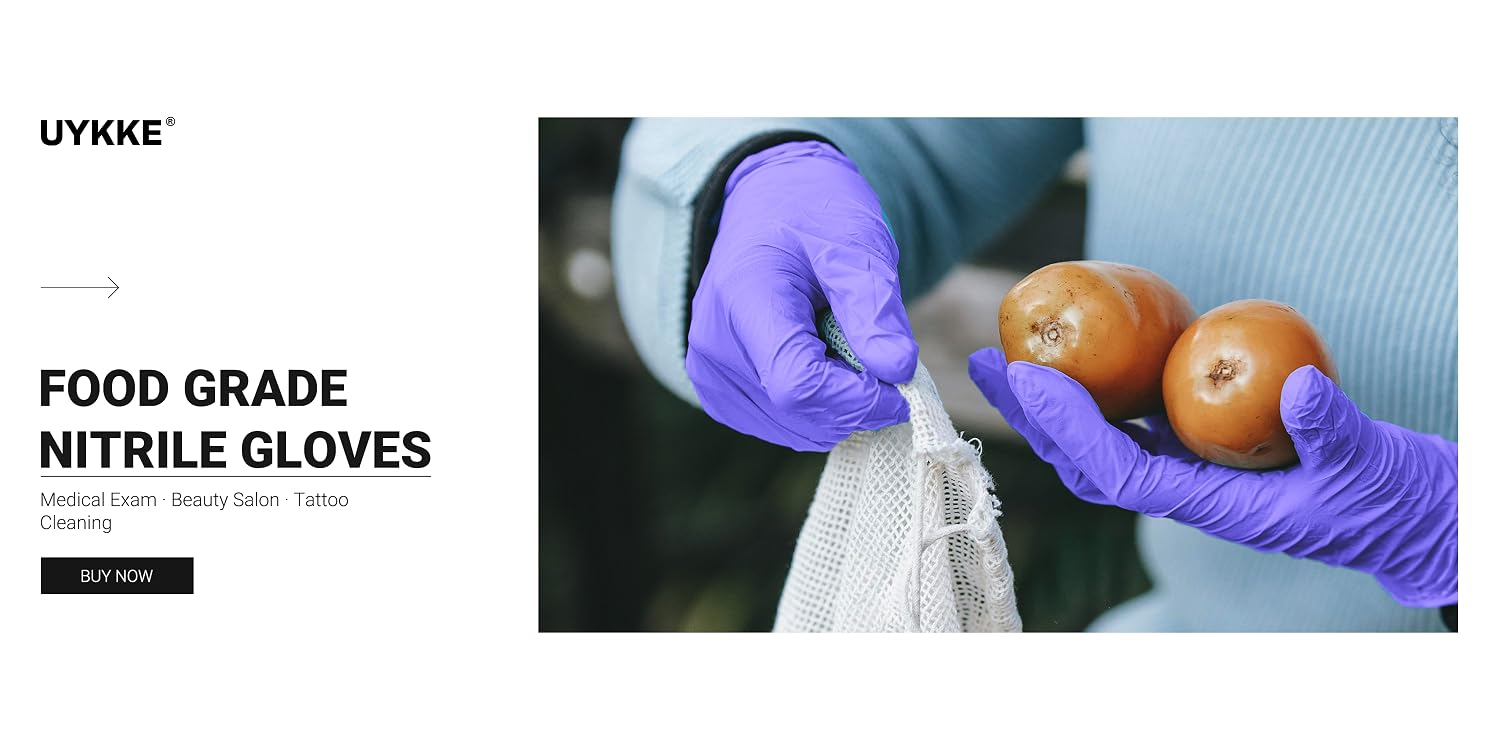Shop purple nitrile gloves for food-prep workflows