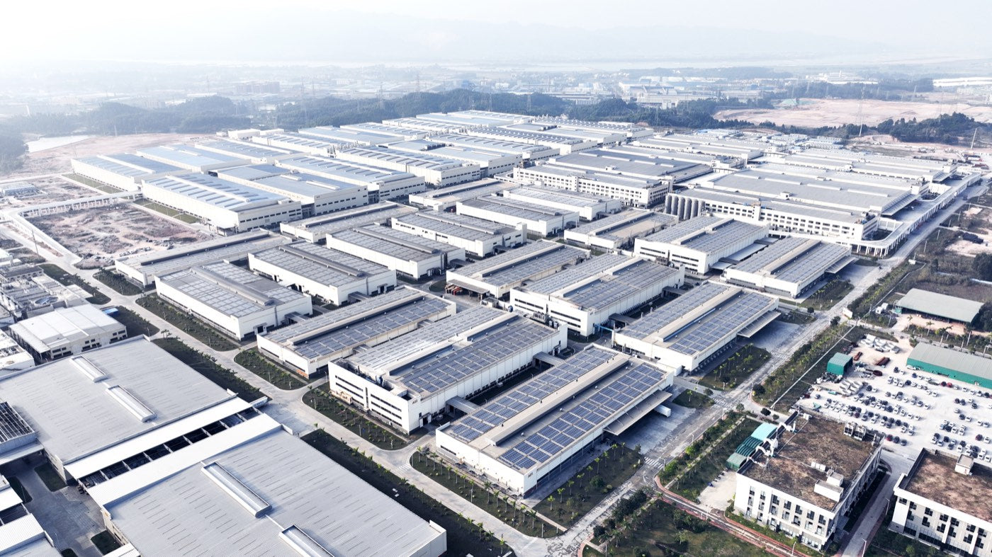 Aerial view of the KINGFA Medical manufacturing campus